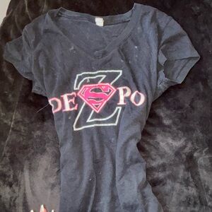 Rue21 Black Superman Logo Tee